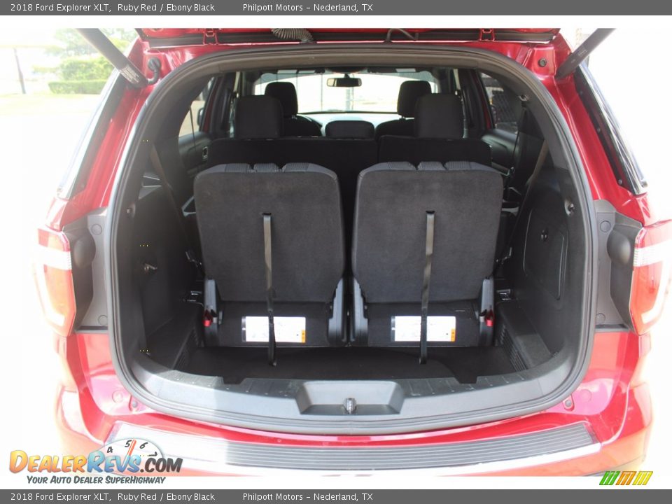 2018 Ford Explorer XLT Ruby Red / Ebony Black Photo #28