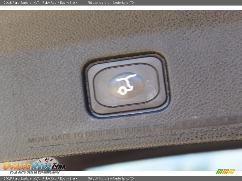 2018 Ford Explorer XLT Ruby Red / Ebony Black Photo #29