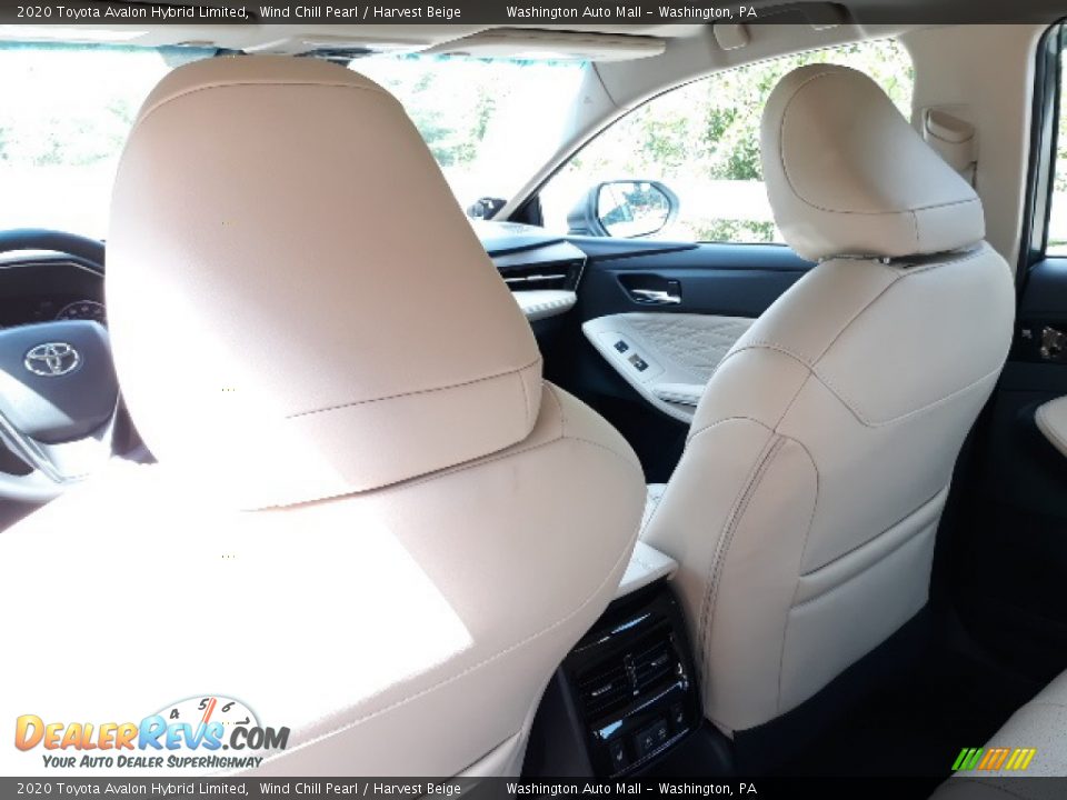 2020 Toyota Avalon Hybrid Limited Wind Chill Pearl / Harvest Beige Photo #22