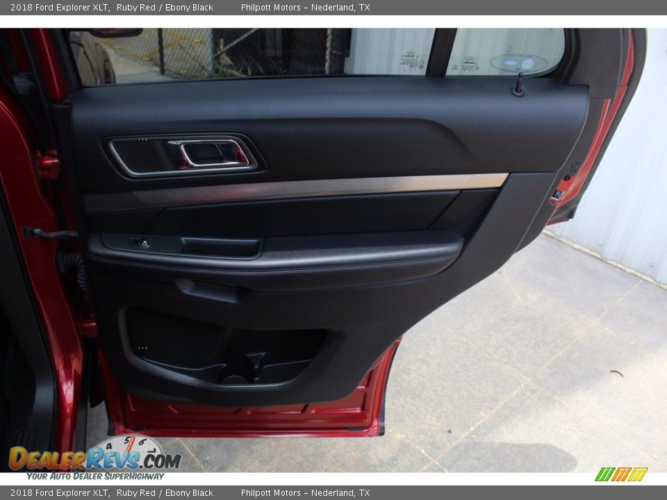 2018 Ford Explorer XLT Ruby Red / Ebony Black Photo #30