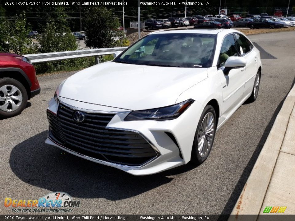 2020 Toyota Avalon Hybrid Limited Wind Chill Pearl / Harvest Beige Photo #25