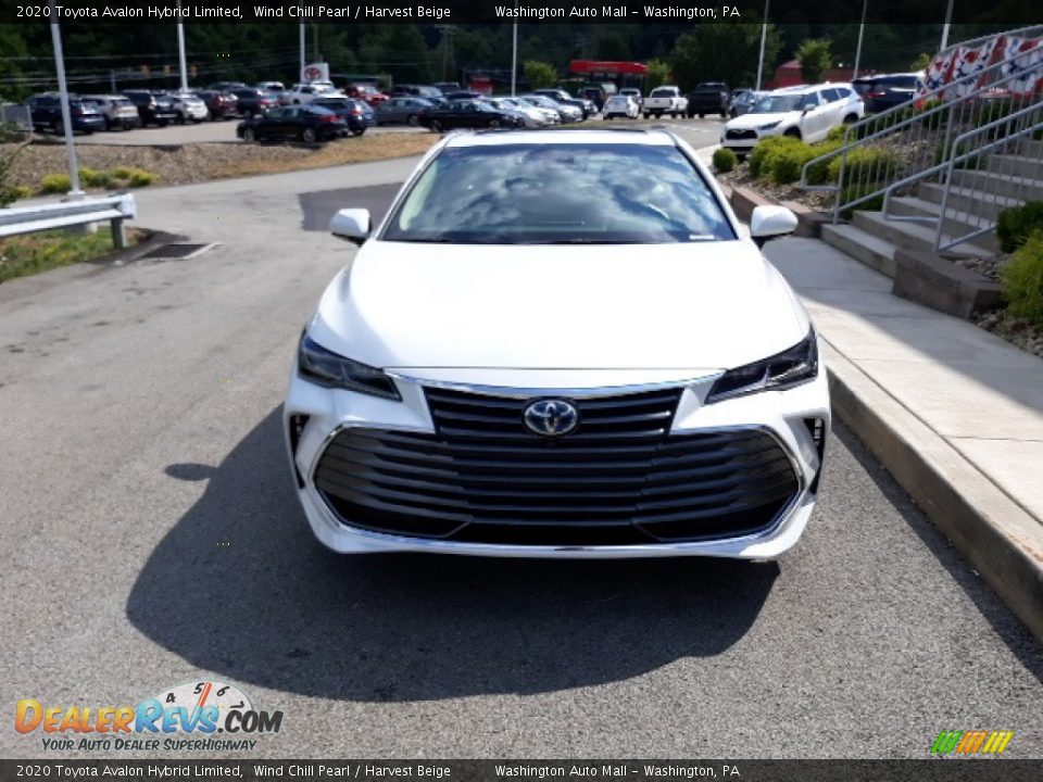 2020 Toyota Avalon Hybrid Limited Wind Chill Pearl / Harvest Beige Photo #26