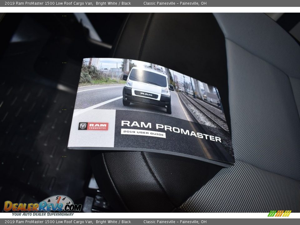 2019 Ram ProMaster 1500 Low Roof Cargo Van Bright White / Black Photo #14