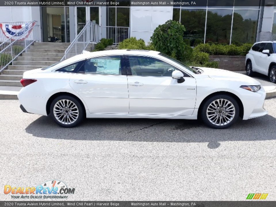 2020 Toyota Avalon Hybrid Limited Wind Chill Pearl / Harvest Beige Photo #28