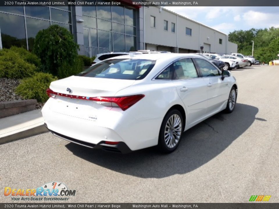 2020 Toyota Avalon Hybrid Limited Wind Chill Pearl / Harvest Beige Photo #29