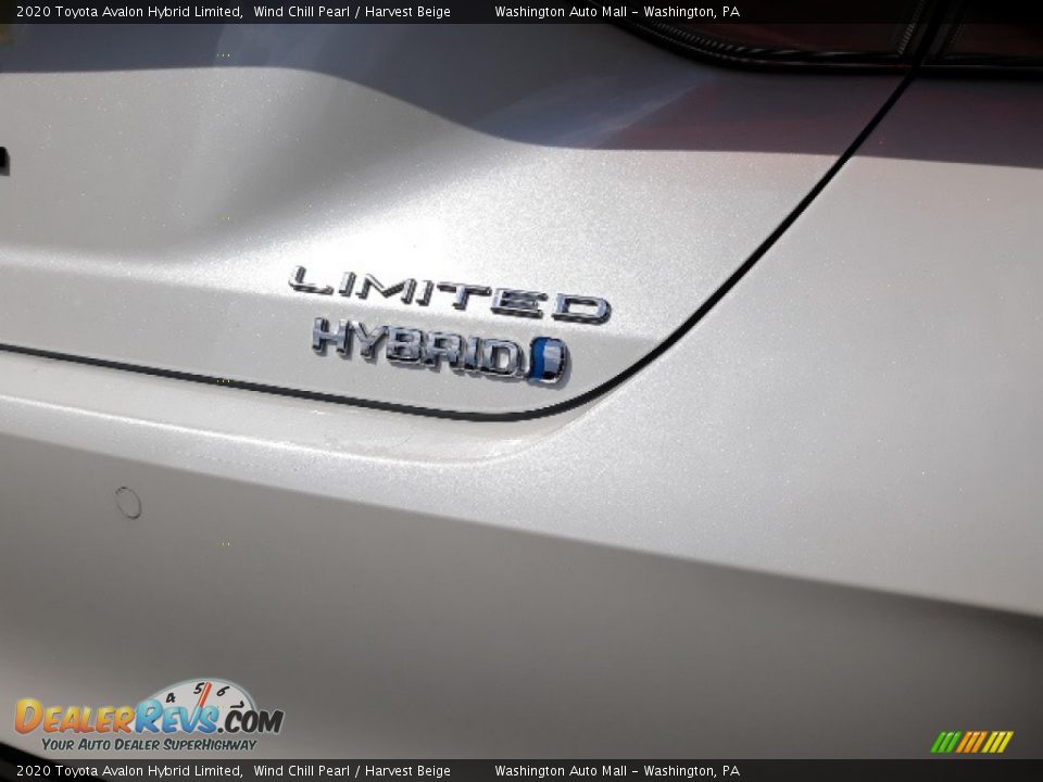 2020 Toyota Avalon Hybrid Limited Wind Chill Pearl / Harvest Beige Photo #32