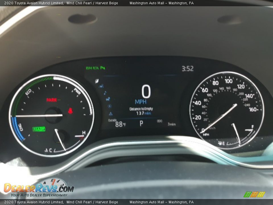 2020 Toyota Avalon Hybrid Limited Gauges Photo #35