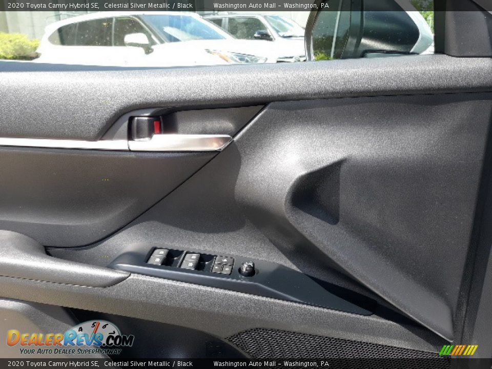 2020 Toyota Camry Hybrid SE Celestial Silver Metallic / Black Photo #6