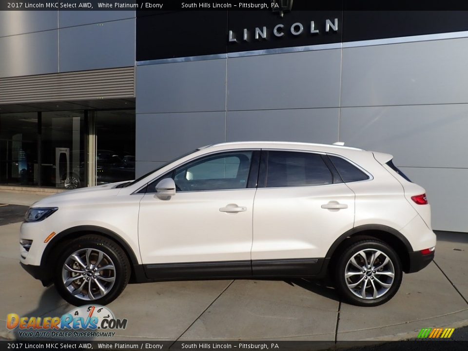 2017 Lincoln MKC Select AWD White Platinum / Ebony Photo #2