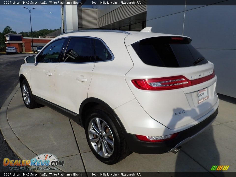 2017 Lincoln MKC Select AWD White Platinum / Ebony Photo #3