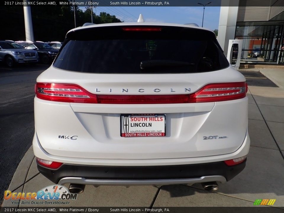 2017 Lincoln MKC Select AWD White Platinum / Ebony Photo #4