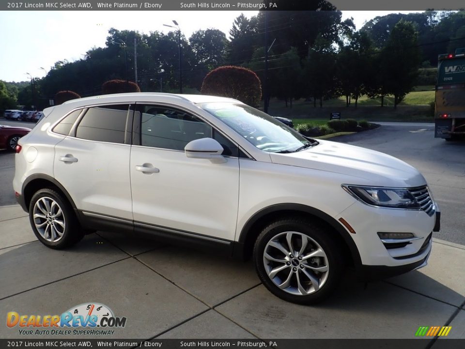 2017 Lincoln MKC Select AWD White Platinum / Ebony Photo #6