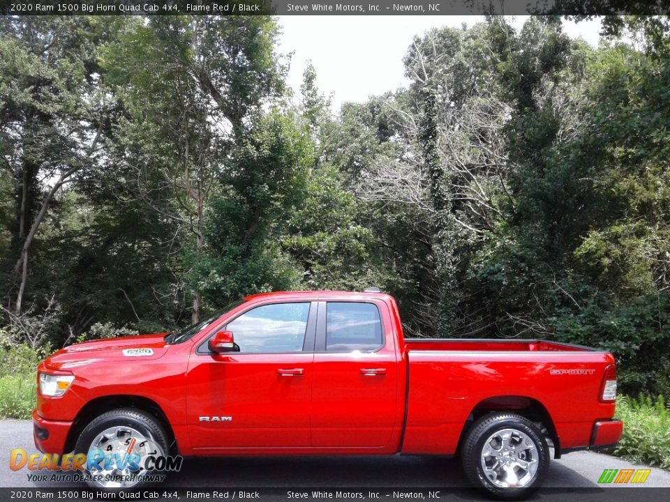 2020 Ram 1500 Big Horn Quad Cab 4x4 Flame Red / Black Photo #1