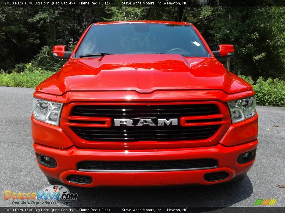 2020 Ram 1500 Big Horn Quad Cab 4x4 Flame Red / Black Photo #4
