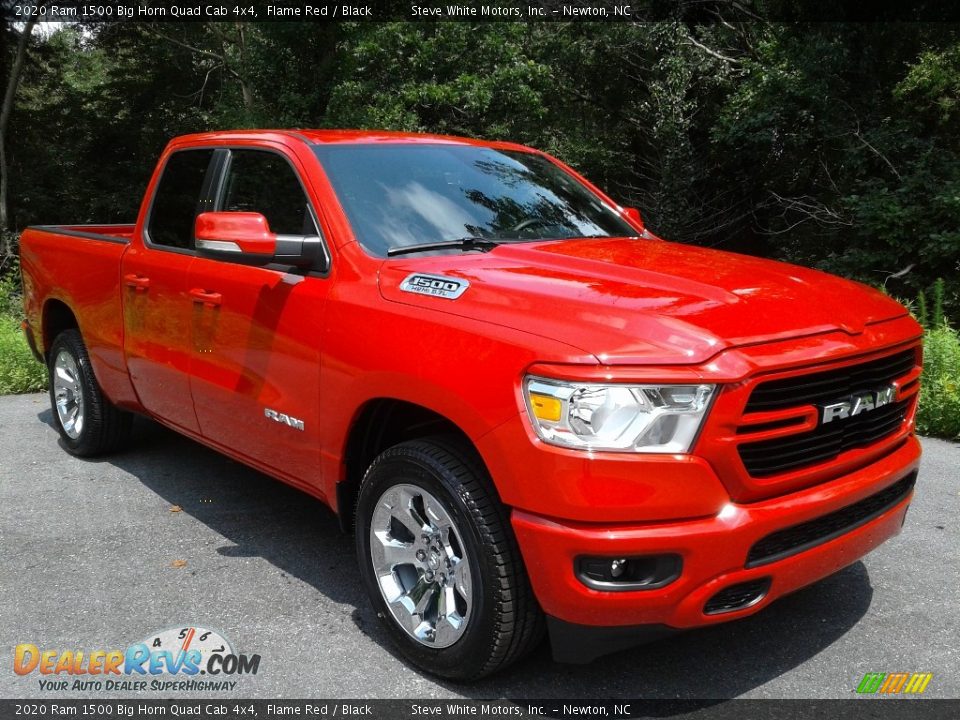 2020 Ram 1500 Big Horn Quad Cab 4x4 Flame Red / Black Photo #5