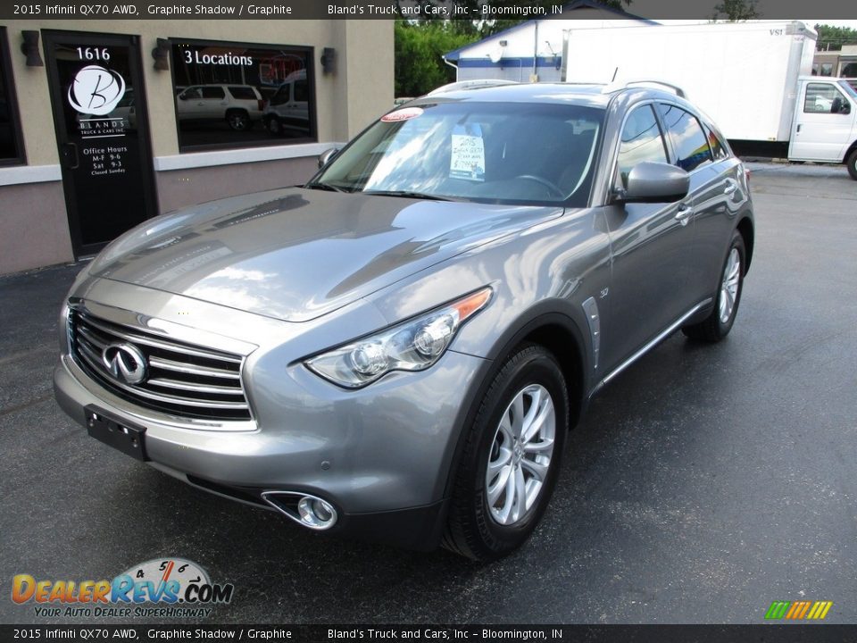 2015 Infiniti QX70 AWD Graphite Shadow / Graphite Photo #2