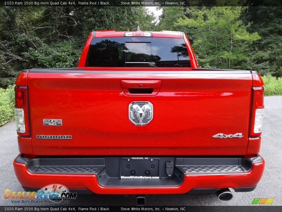 2020 Ram 1500 Big Horn Quad Cab 4x4 Flame Red / Black Photo #8