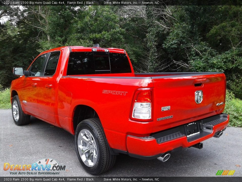 2020 Ram 1500 Big Horn Quad Cab 4x4 Flame Red / Black Photo #10