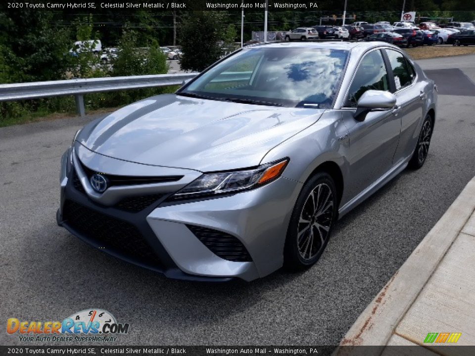 2020 Toyota Camry Hybrid SE Celestial Silver Metallic / Black Photo #26