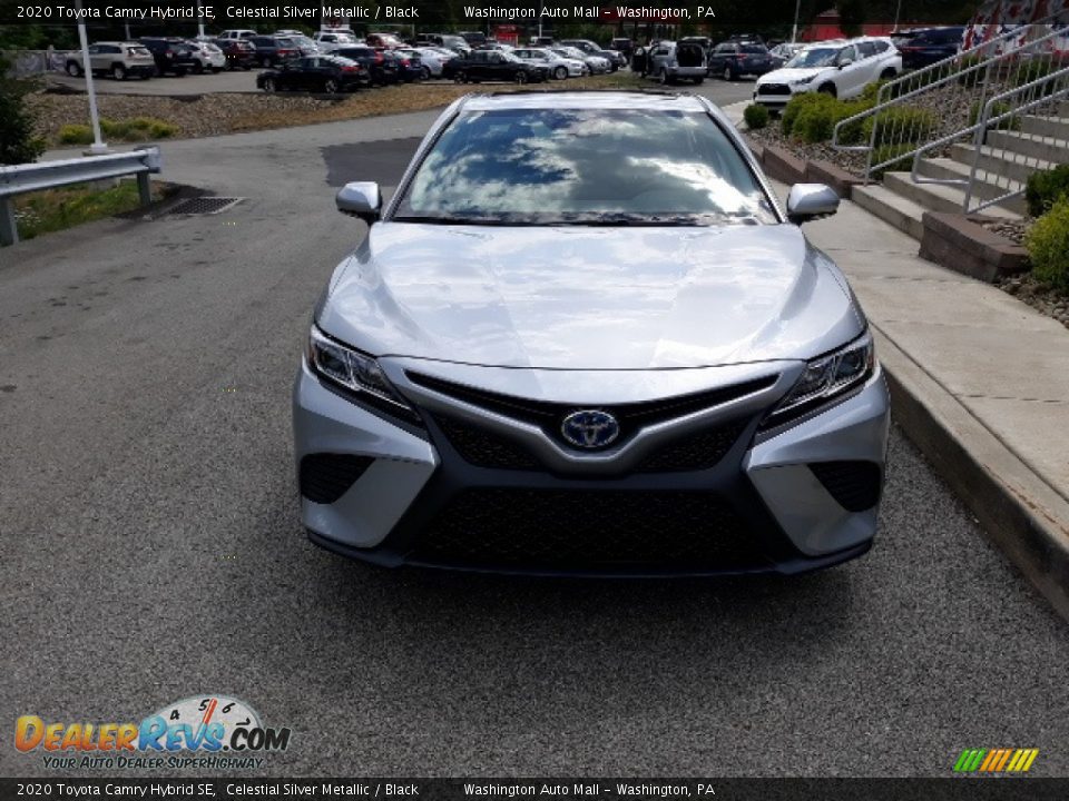 2020 Toyota Camry Hybrid SE Celestial Silver Metallic / Black Photo #27