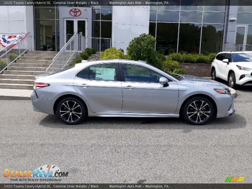 Celestial Silver Metallic 2020 Toyota Camry Hybrid SE Photo #29