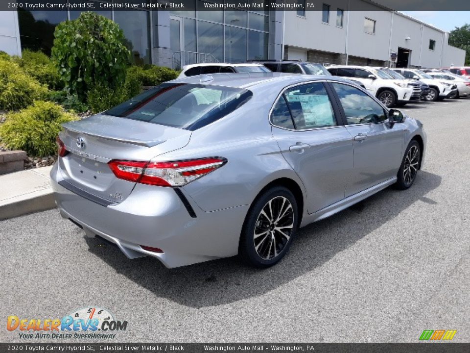 2020 Toyota Camry Hybrid SE Celestial Silver Metallic / Black Photo #30