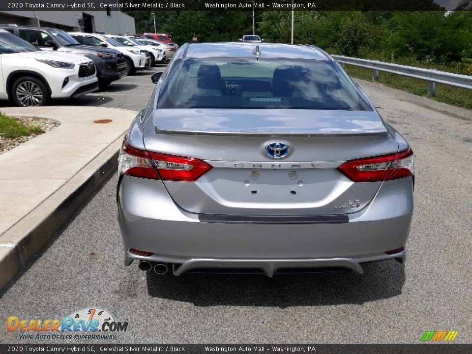 2020 Toyota Camry Hybrid SE Celestial Silver Metallic / Black Photo #31