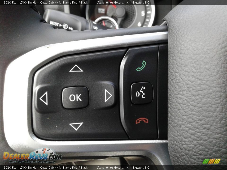 2020 Ram 1500 Big Horn Quad Cab 4x4 Flame Red / Black Photo #20