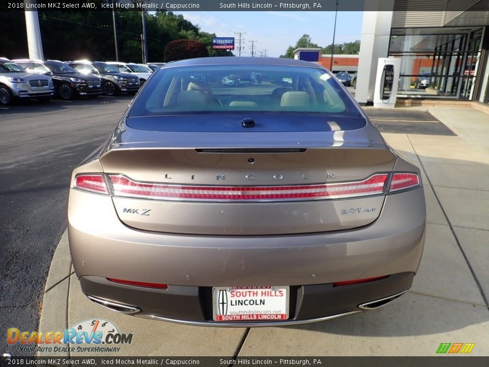 2018 Lincoln MKZ Select AWD Iced Mocha Metallic / Cappuccino Photo #4