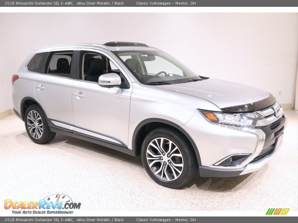 2018 Mitsubishi Outlander SEL S-AWC Alloy Silver Metallic / Black Photo #1