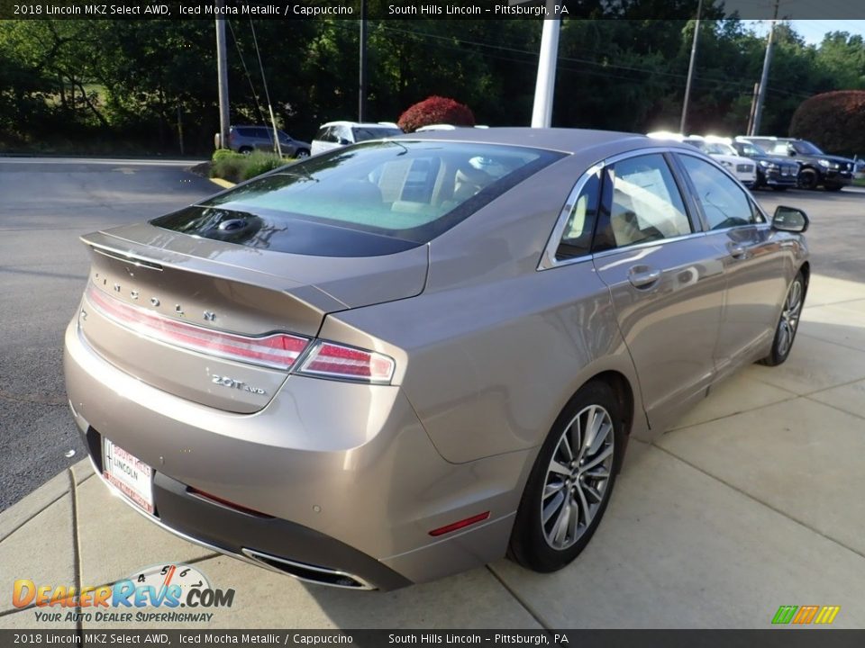 2018 Lincoln MKZ Select AWD Iced Mocha Metallic / Cappuccino Photo #6