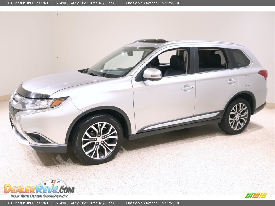 2018 Mitsubishi Outlander SEL S-AWC Alloy Silver Metallic / Black Photo #3