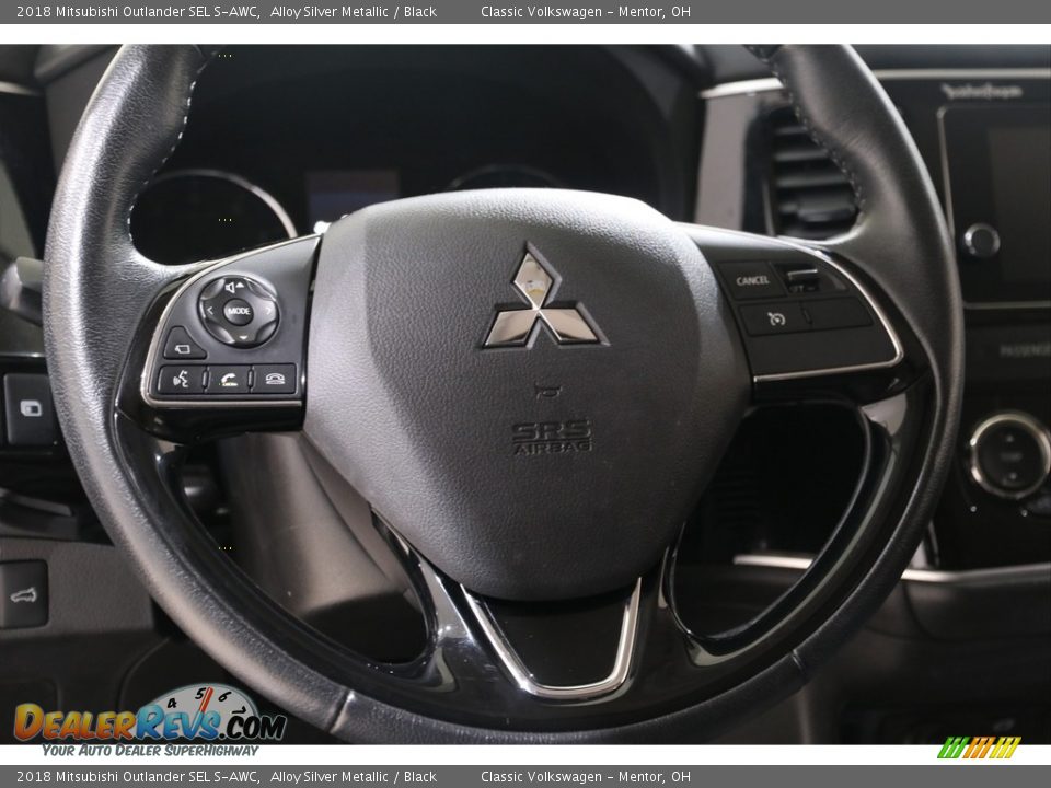 2018 Mitsubishi Outlander SEL S-AWC Alloy Silver Metallic / Black Photo #7