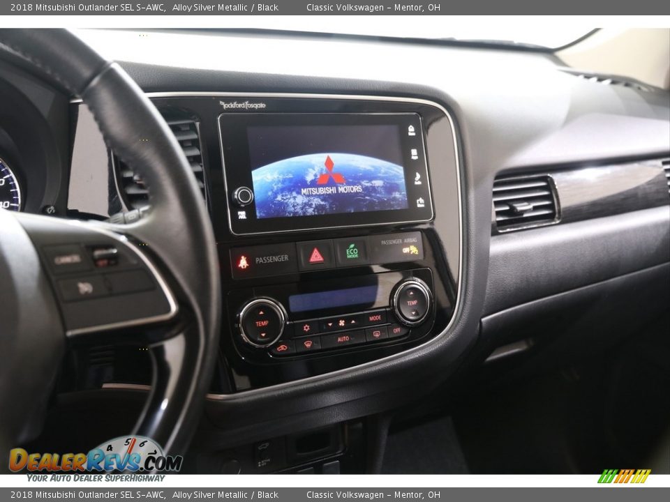 2018 Mitsubishi Outlander SEL S-AWC Alloy Silver Metallic / Black Photo #9