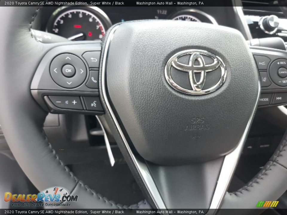 2020 Toyota Camry SE AWD Nightshade Edition Steering Wheel Photo #13