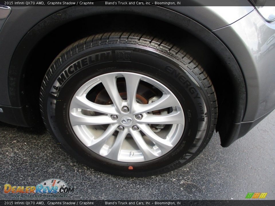 2015 Infiniti QX70 AWD Graphite Shadow / Graphite Photo #31