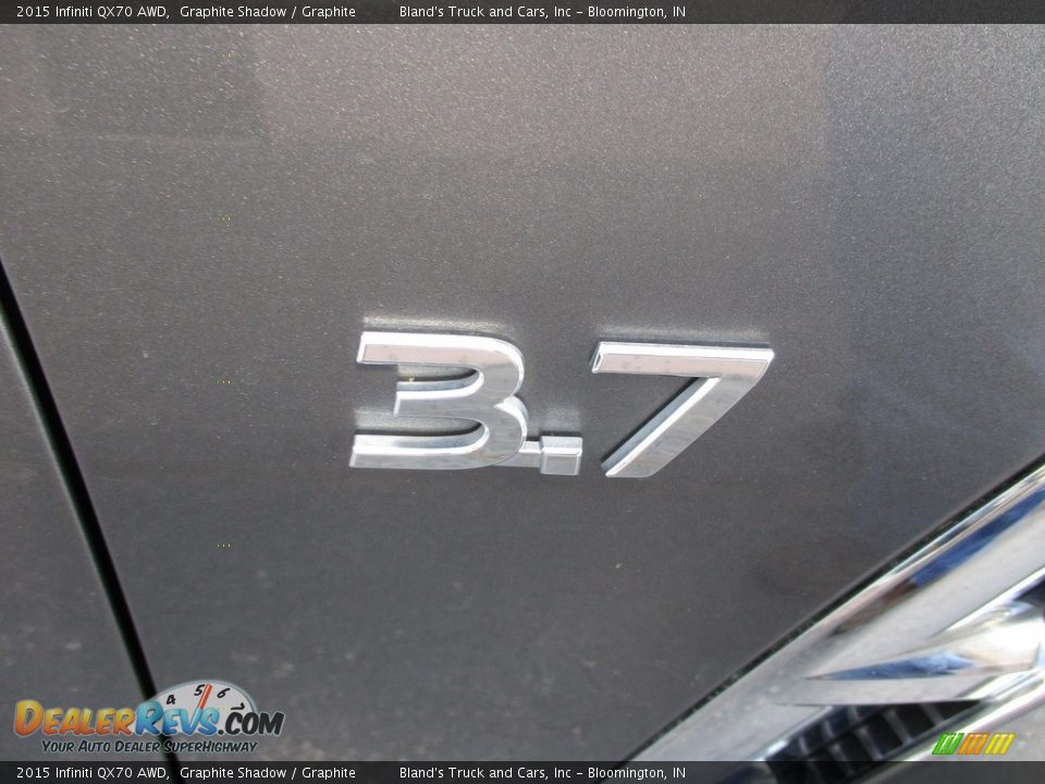 2015 Infiniti QX70 AWD Graphite Shadow / Graphite Photo #32