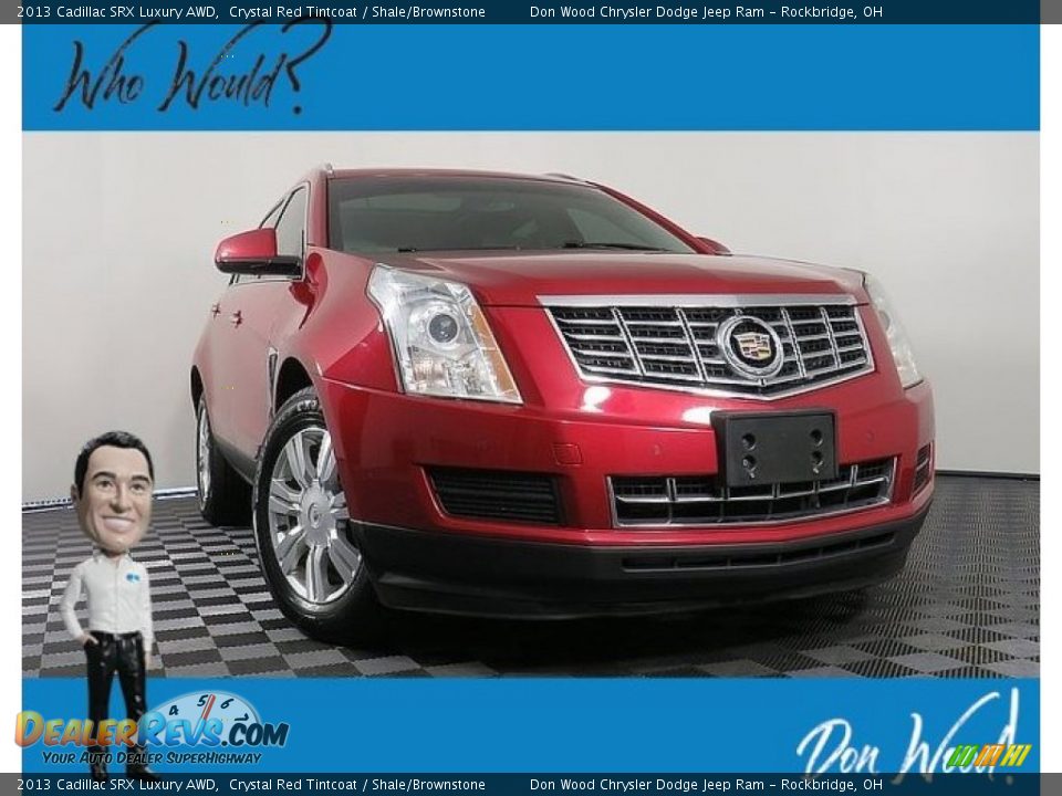 2013 Cadillac SRX Luxury AWD Crystal Red Tintcoat / Shale/Brownstone Photo #1