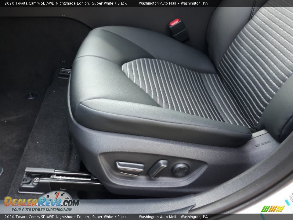 Front Seat of 2020 Toyota Camry SE AWD Nightshade Edition Photo #21