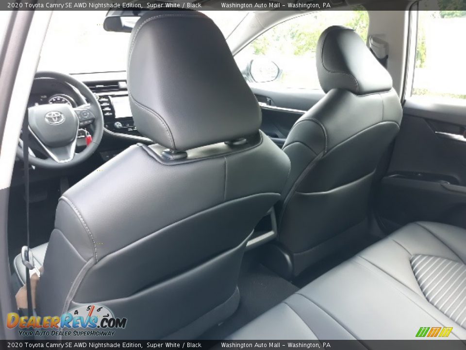 Rear Seat of 2020 Toyota Camry SE AWD Nightshade Edition Photo #23