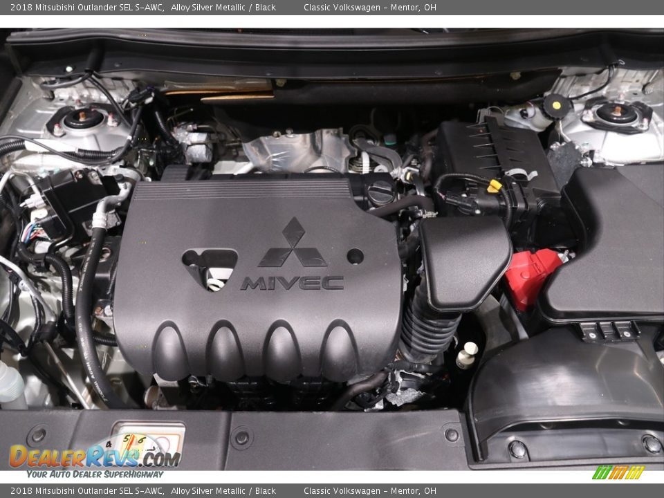 2018 Mitsubishi Outlander SEL S-AWC Alloy Silver Metallic / Black Photo #22