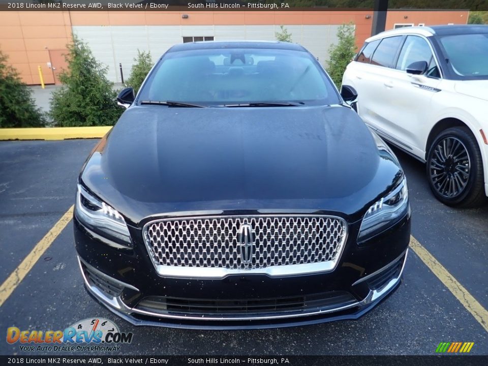 2018 Lincoln MKZ Reserve AWD Black Velvet / Ebony Photo #5