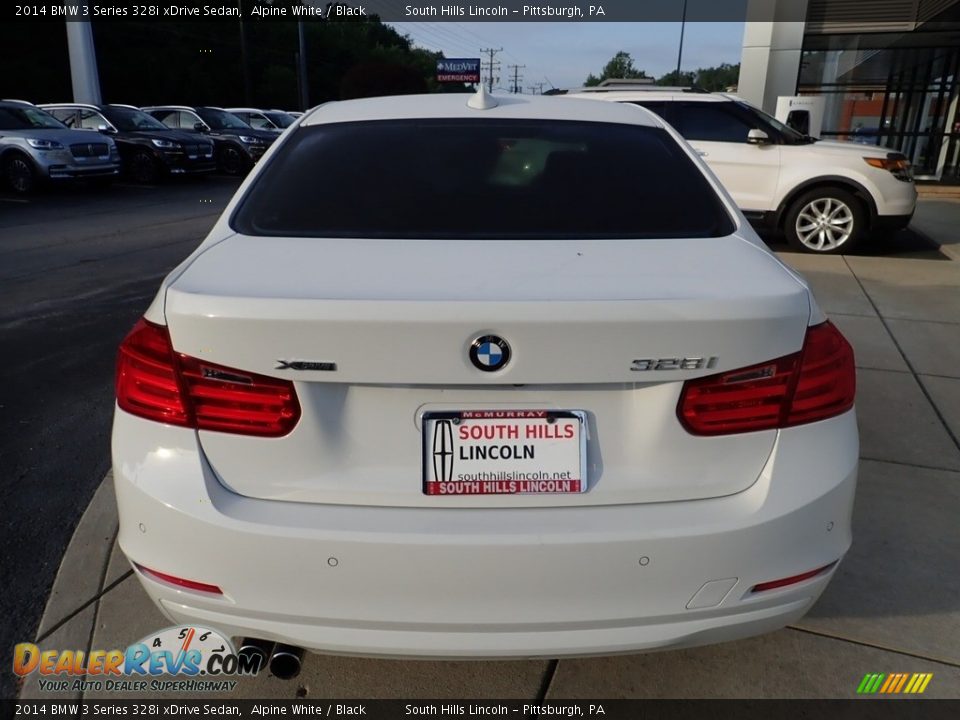 2014 BMW 3 Series 328i xDrive Sedan Alpine White / Black Photo #4