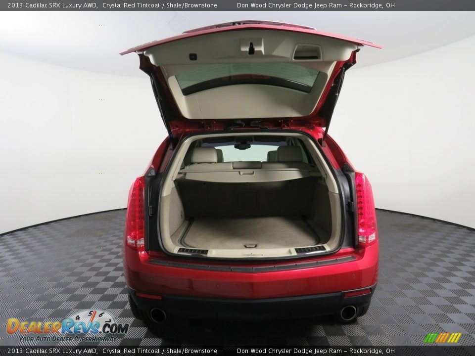 2013 Cadillac SRX Luxury AWD Crystal Red Tintcoat / Shale/Brownstone Photo #15