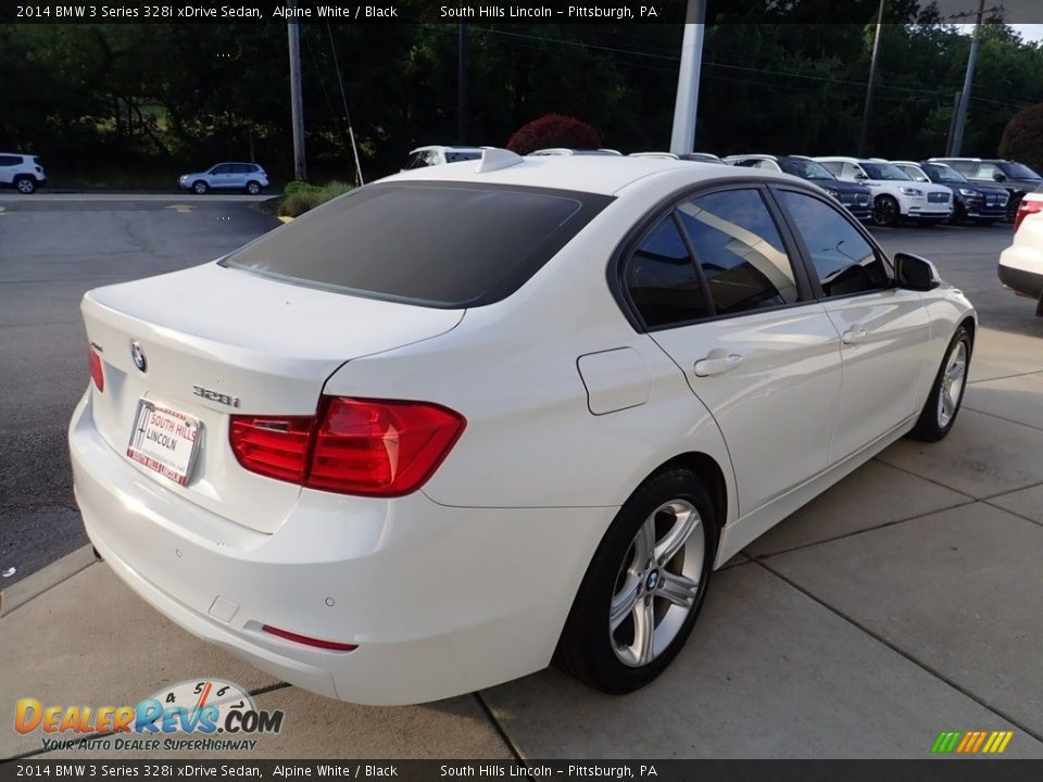 2014 BMW 3 Series 328i xDrive Sedan Alpine White / Black Photo #6