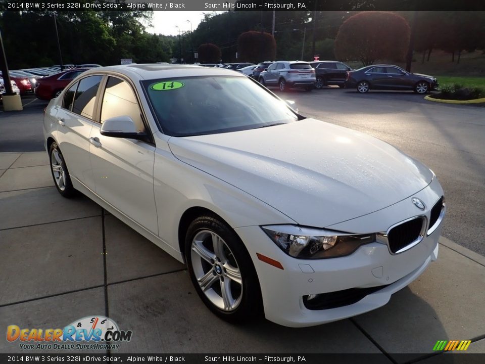 2014 BMW 3 Series 328i xDrive Sedan Alpine White / Black Photo #8