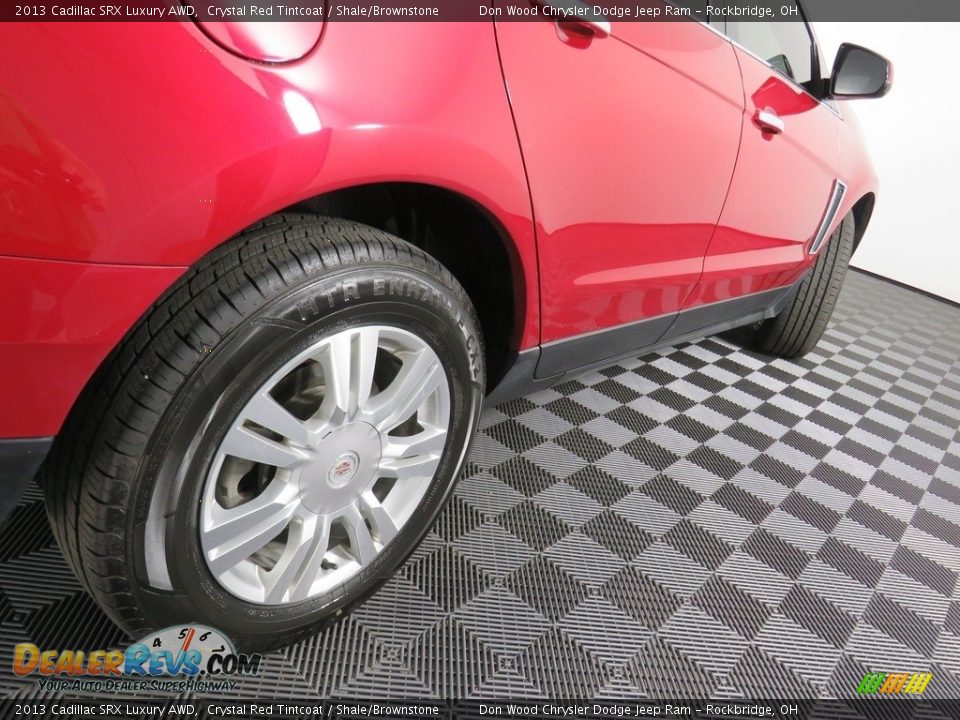 2013 Cadillac SRX Luxury AWD Crystal Red Tintcoat / Shale/Brownstone Photo #19