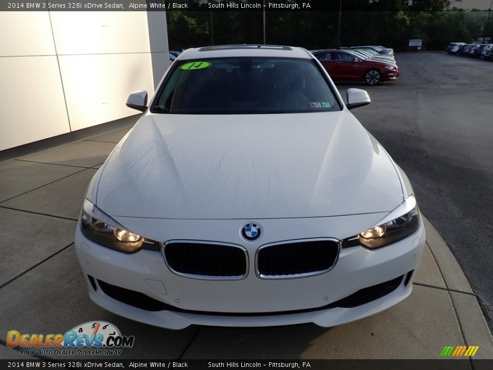 2014 BMW 3 Series 328i xDrive Sedan Alpine White / Black Photo #9