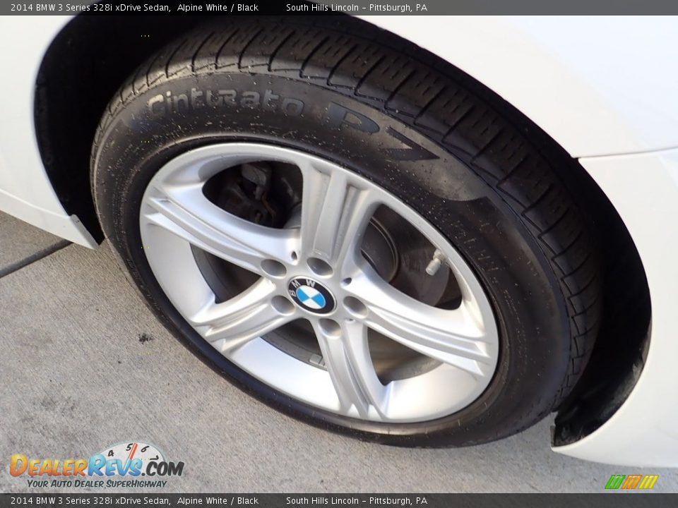 2014 BMW 3 Series 328i xDrive Sedan Alpine White / Black Photo #10