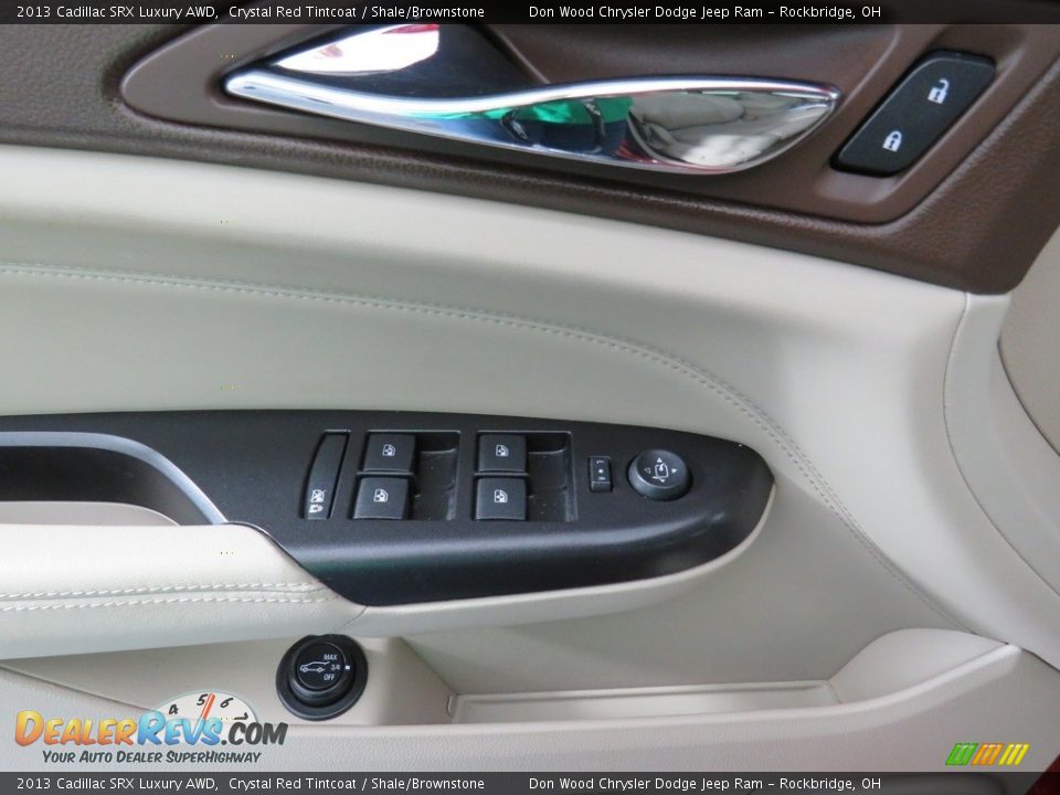 2013 Cadillac SRX Luxury AWD Crystal Red Tintcoat / Shale/Brownstone Photo #21